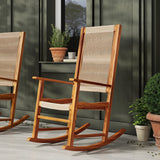 East Green Hudson Modern Outdoor Rocking Chair