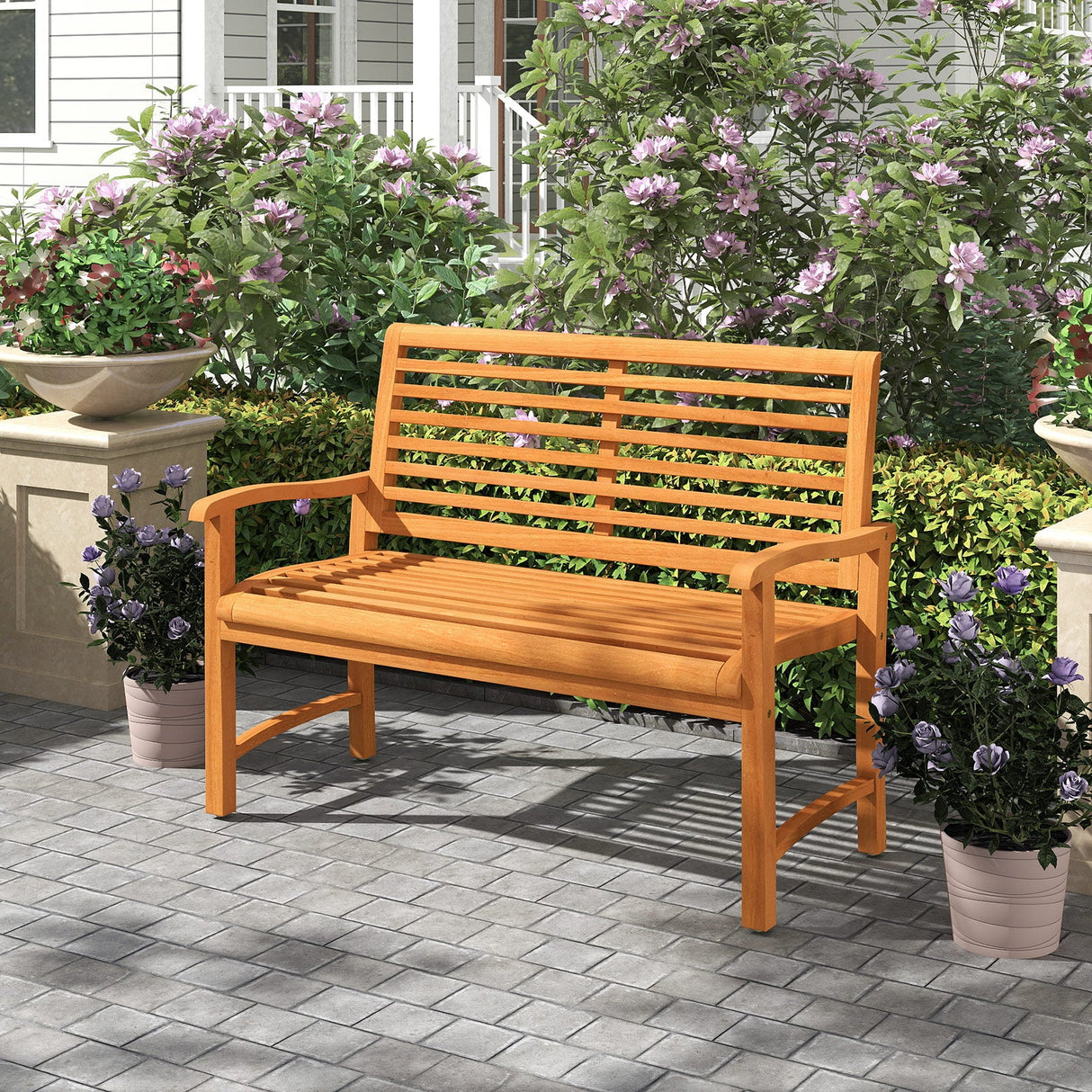 Teak Wood Outdoor Garden Bench