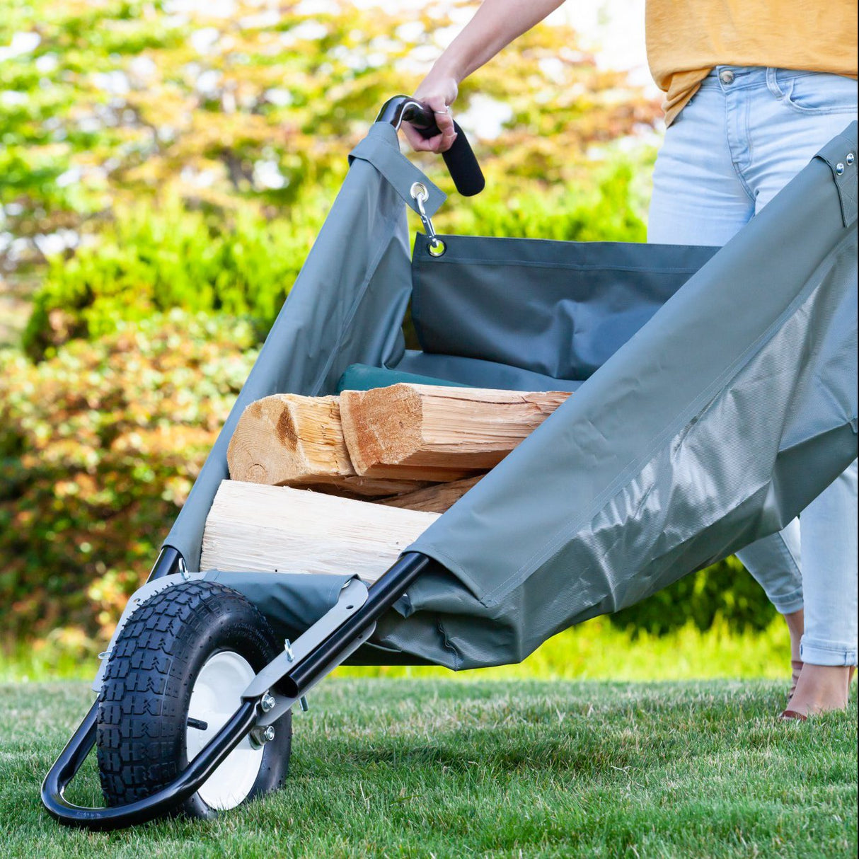 Original WheelEasy Foldable Garden Cart (Wheelbarrow)