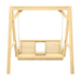 Amish Casual Console Porch Swing with A-Frame Stand
