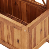 Wood Outdoor Raised Garden Bed with Lattice Trellis