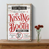 Kissing Booth Sign