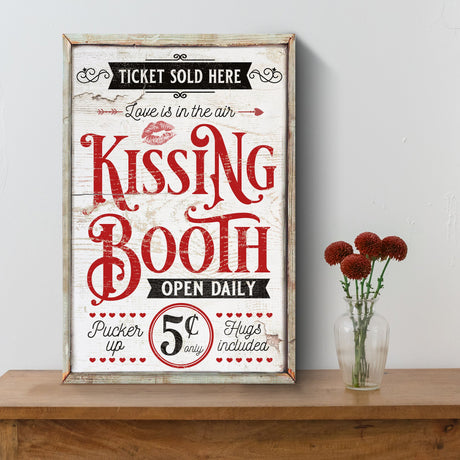 Kissing Booth Sign