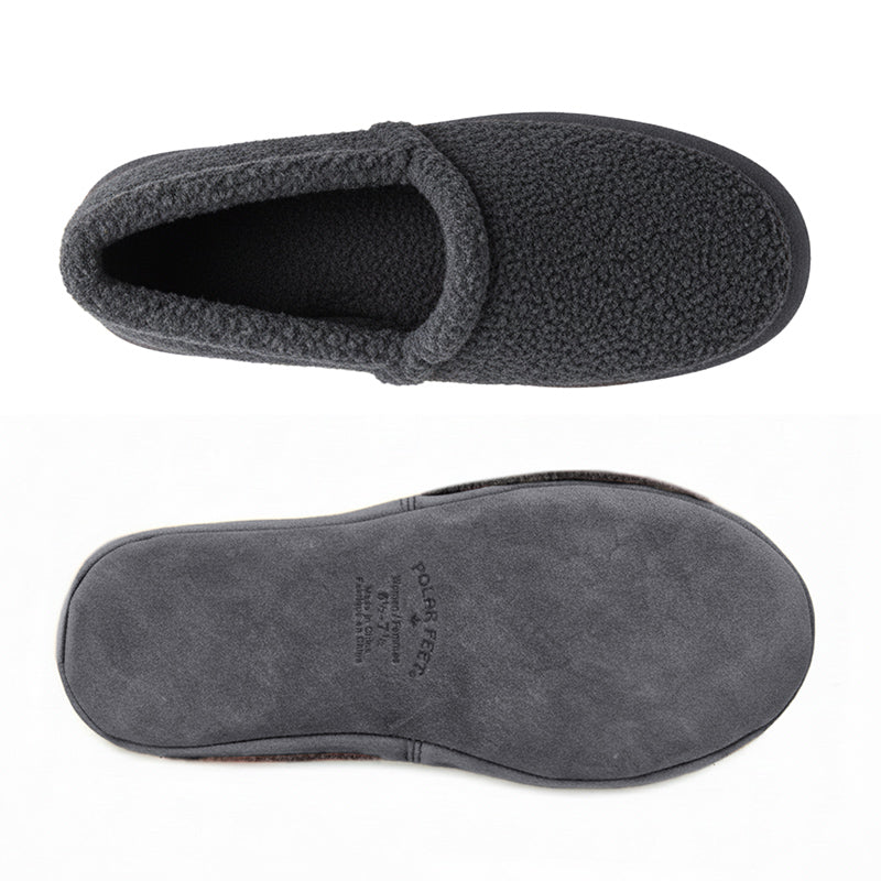 Polar Feet Men's Perfect Mocs - Grey Berber