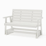 SimplyPoly Amish Made Signature Recycled Plastic Porch Glider