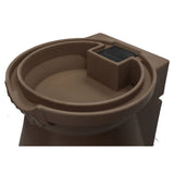 Brown Urn Rain Barrel with Planter Top - 65 Gallon