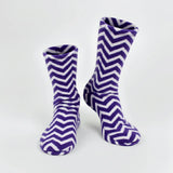 Polar Feet Fleece Socks - Zigzag