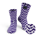 Polar Feet Fleece Socks - Zigzag