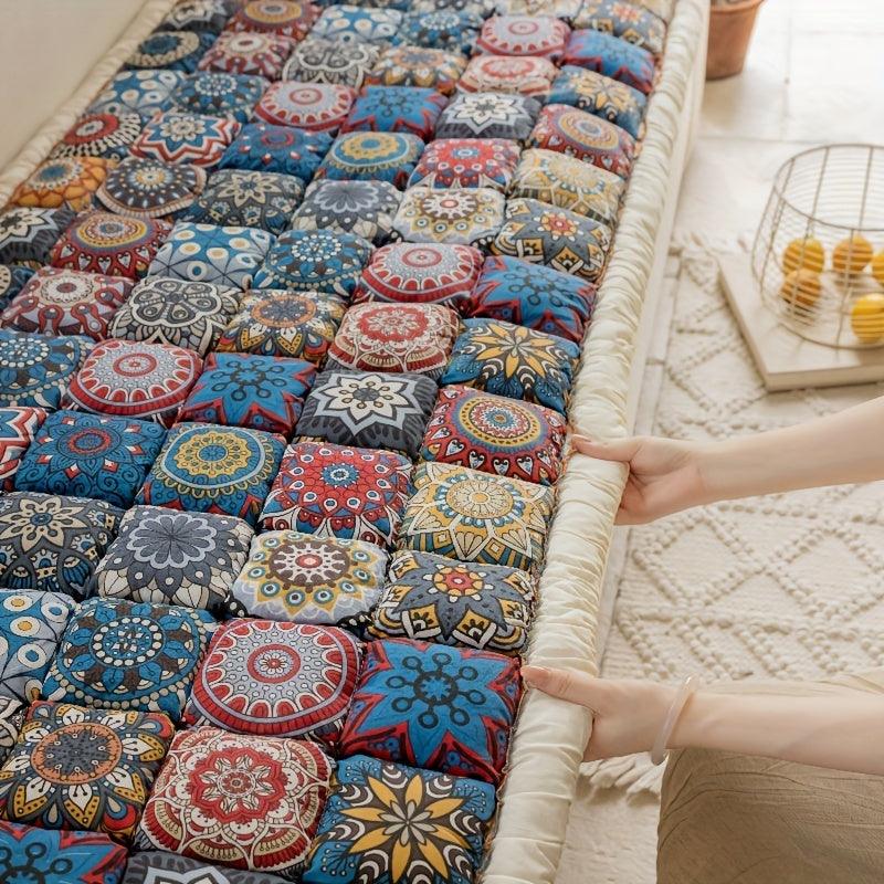 Sofa Bed Cover & Bohemian Chic Moroccan Blue Couch Protector