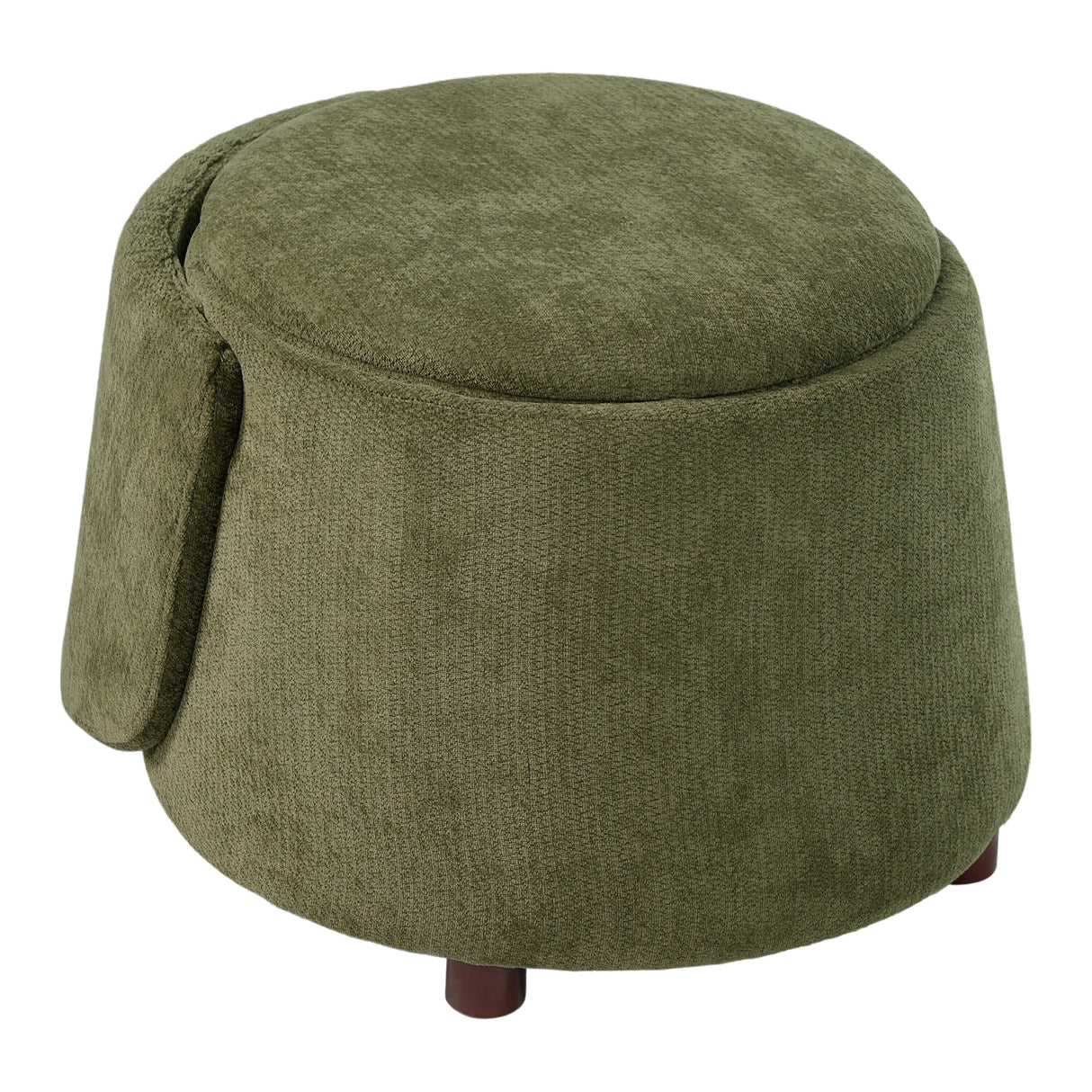 Pet Friendly Chair with Convertible Stool