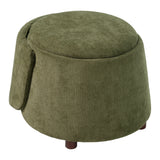Pet Friendly Chair with Convertible Stool