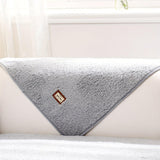 Durable 3 cushion couch cover | High-Quality Plush Sherpa Sofa Cover