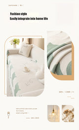 Chenille Cat Cartoon Sofa Cover Blanket