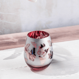 Pink Butterfly Stemless Wine Glasses