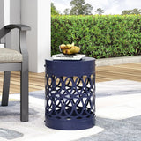 Riviera Outdoor Metal Large End Table