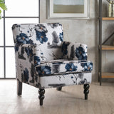 Floral Sketch Club Chair