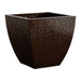 14” Embossed Metal Scroll Planter
