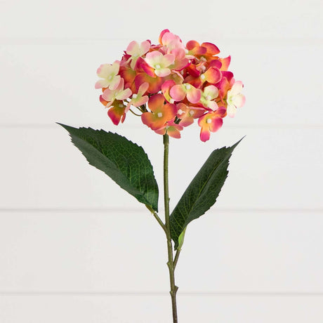 20" Artificial Hydrangea Flower Stem, Set of 3