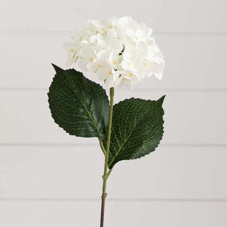 20" Artificial Hydrangea Flower Stem, Set of 3