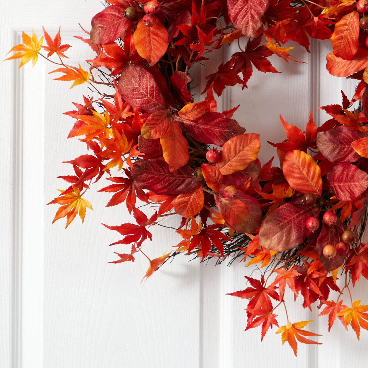 22” Japanese Maple Wreath