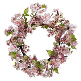 Cherry Blossom Wreath, 24"