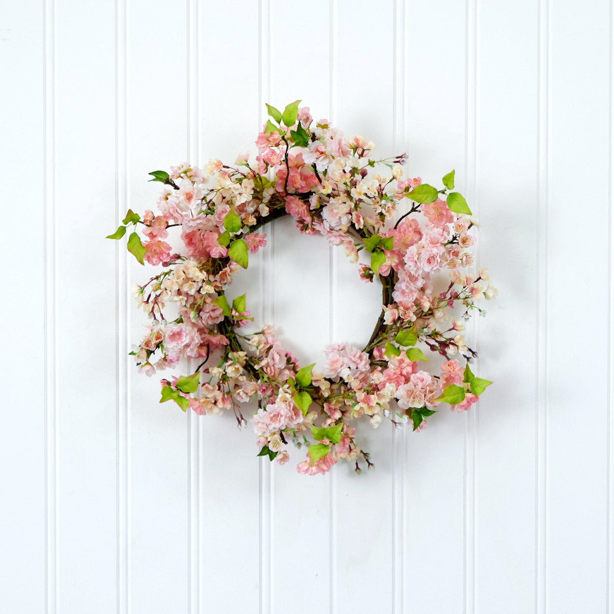 Cherry Blossom Wreath, 24"