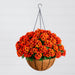 Artificial Chrysanthemum Hanging Basket