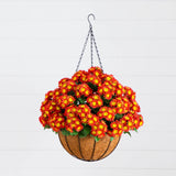 Artificial Chrysanthemum Hanging Basket