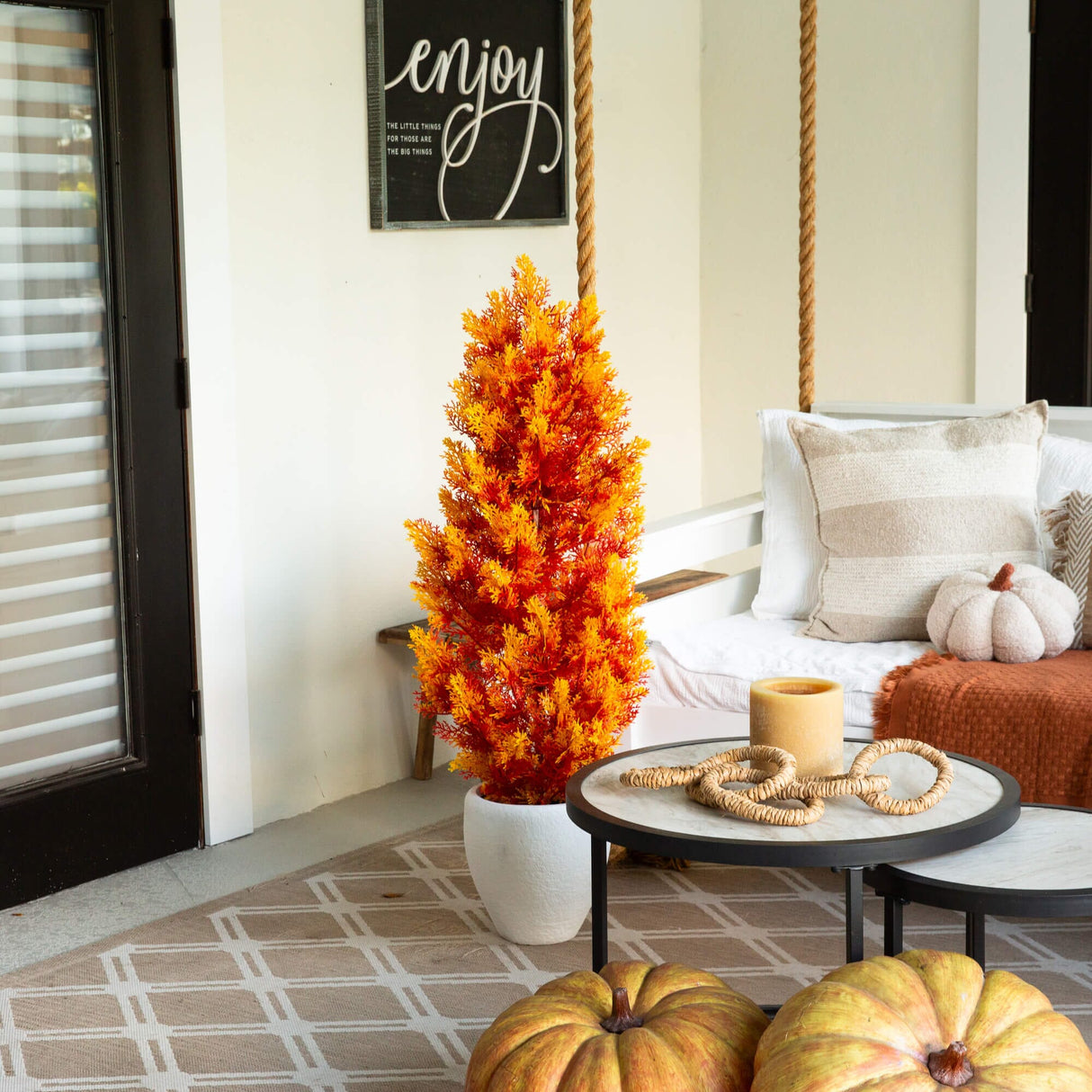 Autumn Artificial Fall Cedar Tree