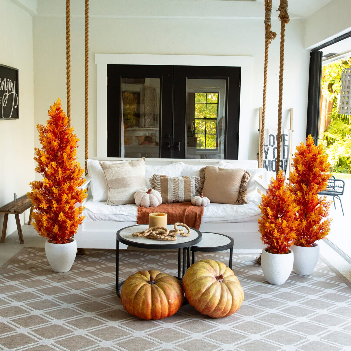 Autumn Artificial Fall Cedar Tree