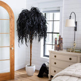 Artificial Halloween Black Willow Tree