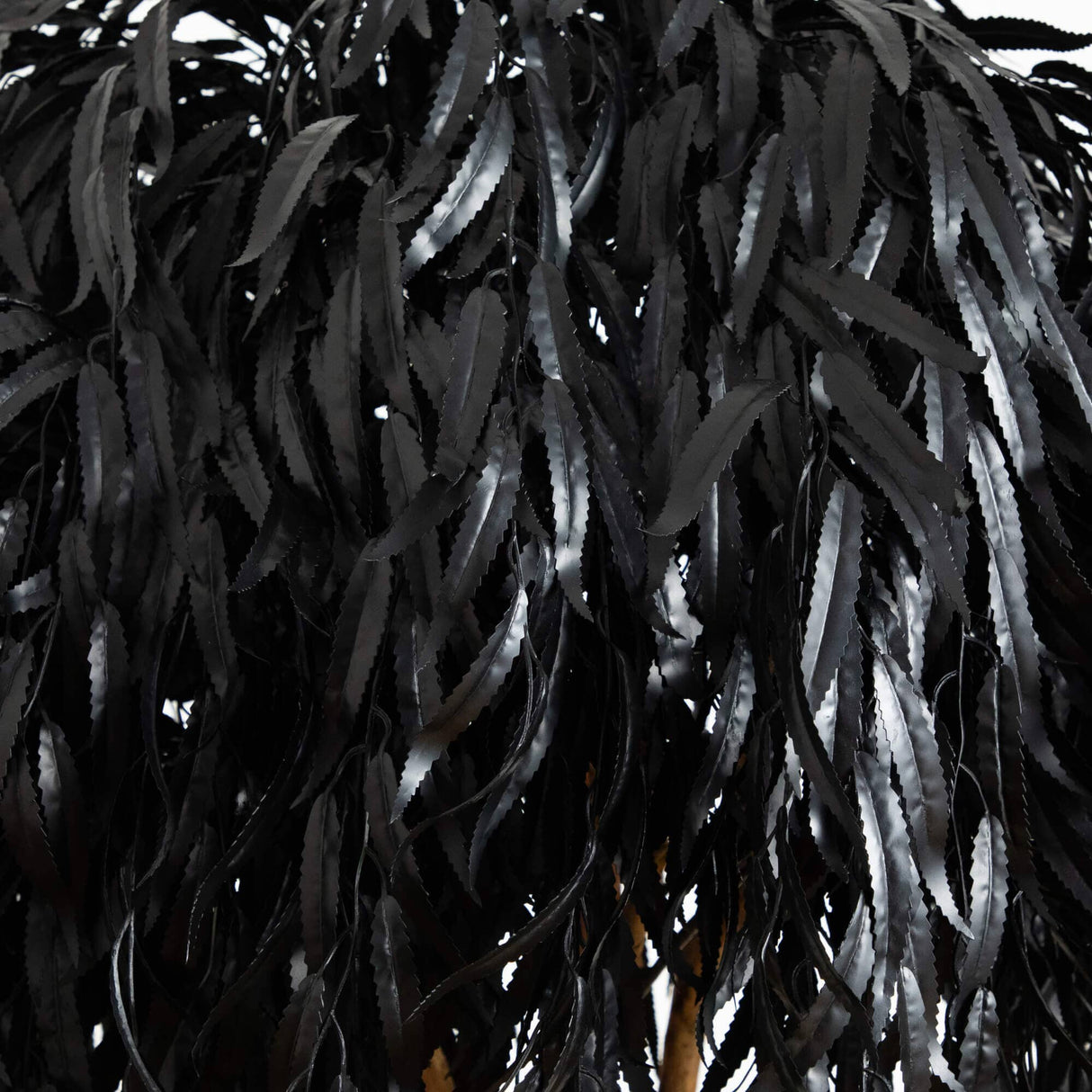 Artificial Halloween Black Willow Tree