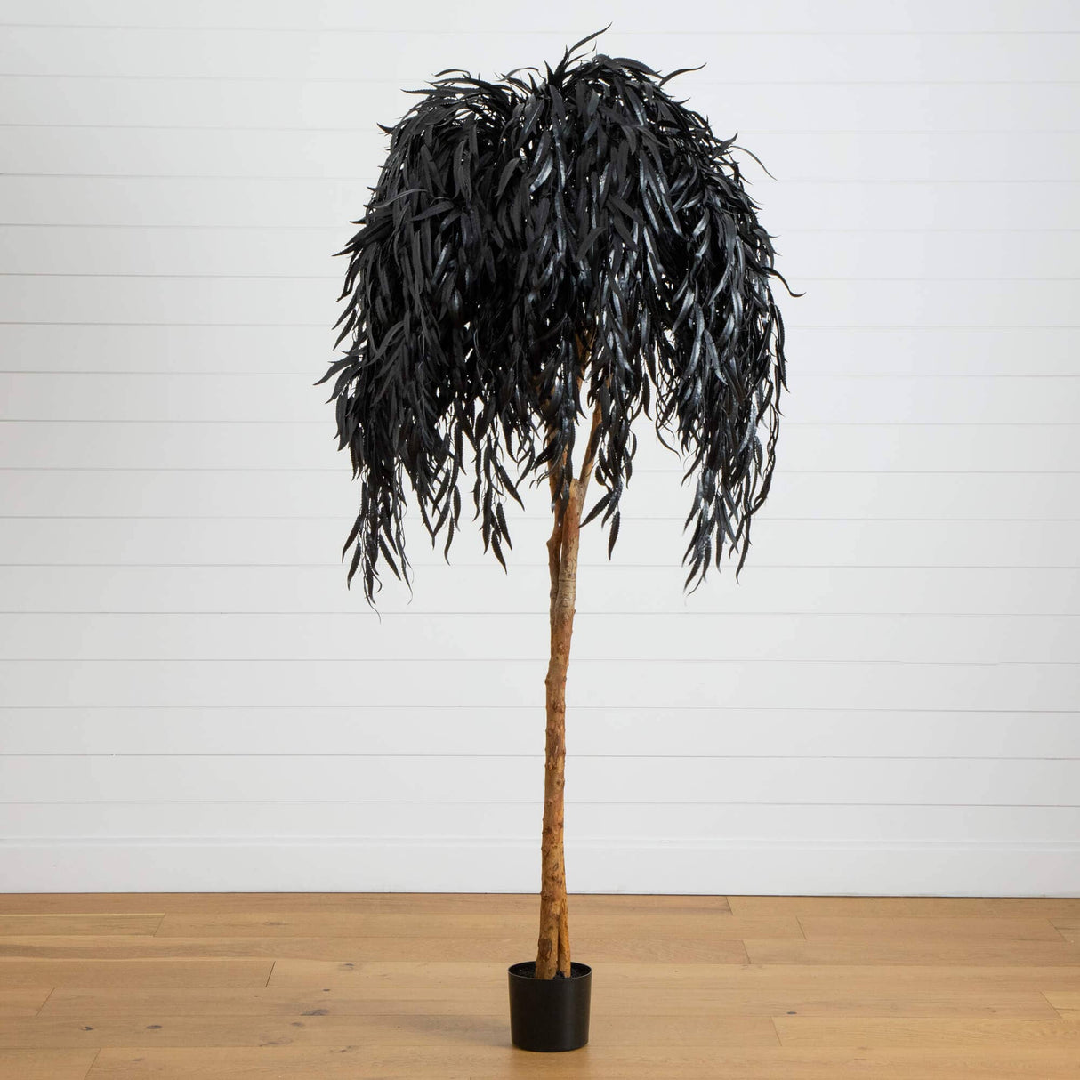 Artificial Halloween Black Willow Tree