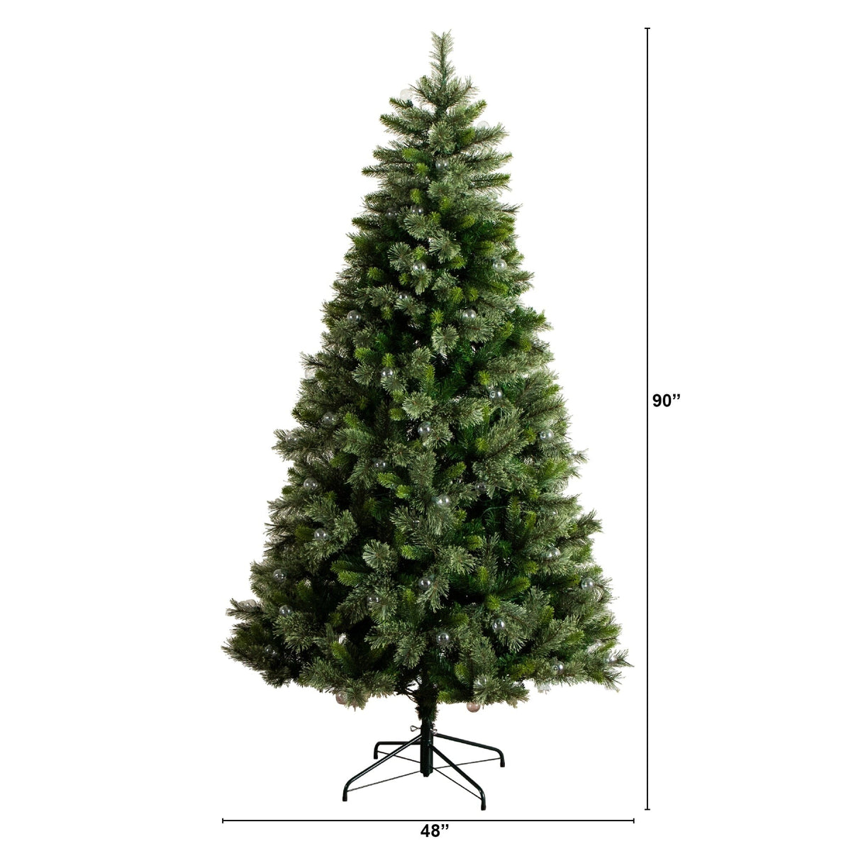 7.5' Artificial Christmas Tree with 450 Warm White Lights