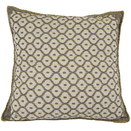 Artisan Hand Loomed Cotton Square Pillow