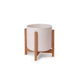 Solid Goods Ceramic Cylinder– With or Without Mahogany Stand