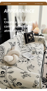 Soft & Cozy Chenille Reversible Sofa Cover Blanket