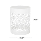 Riviera Outdoor Metal Large End Table