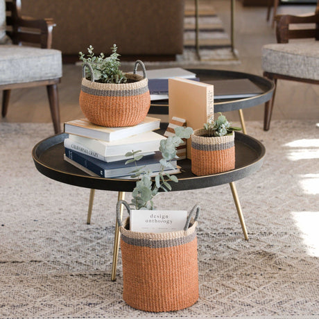 Coral Tabletop Mini Basket