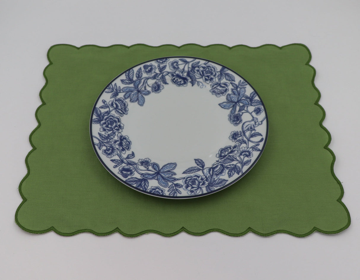Bombay Blue Dinner Plate - Set of 4 (+1 Bonus Plate)