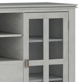 Tall TV Media Stand, Fog Grey