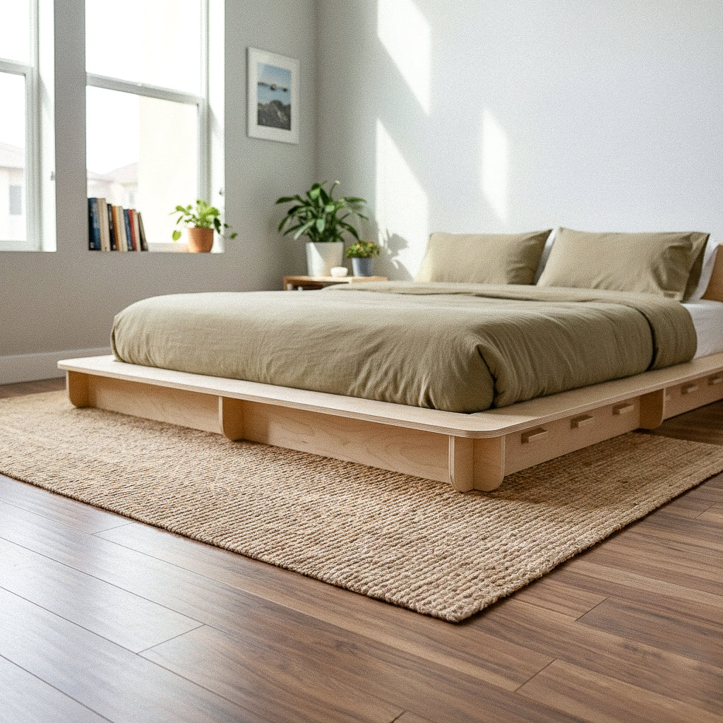 Abi Birch Bed Platform