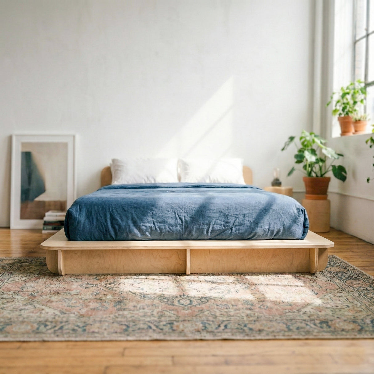 Abi Birch Bed Platform