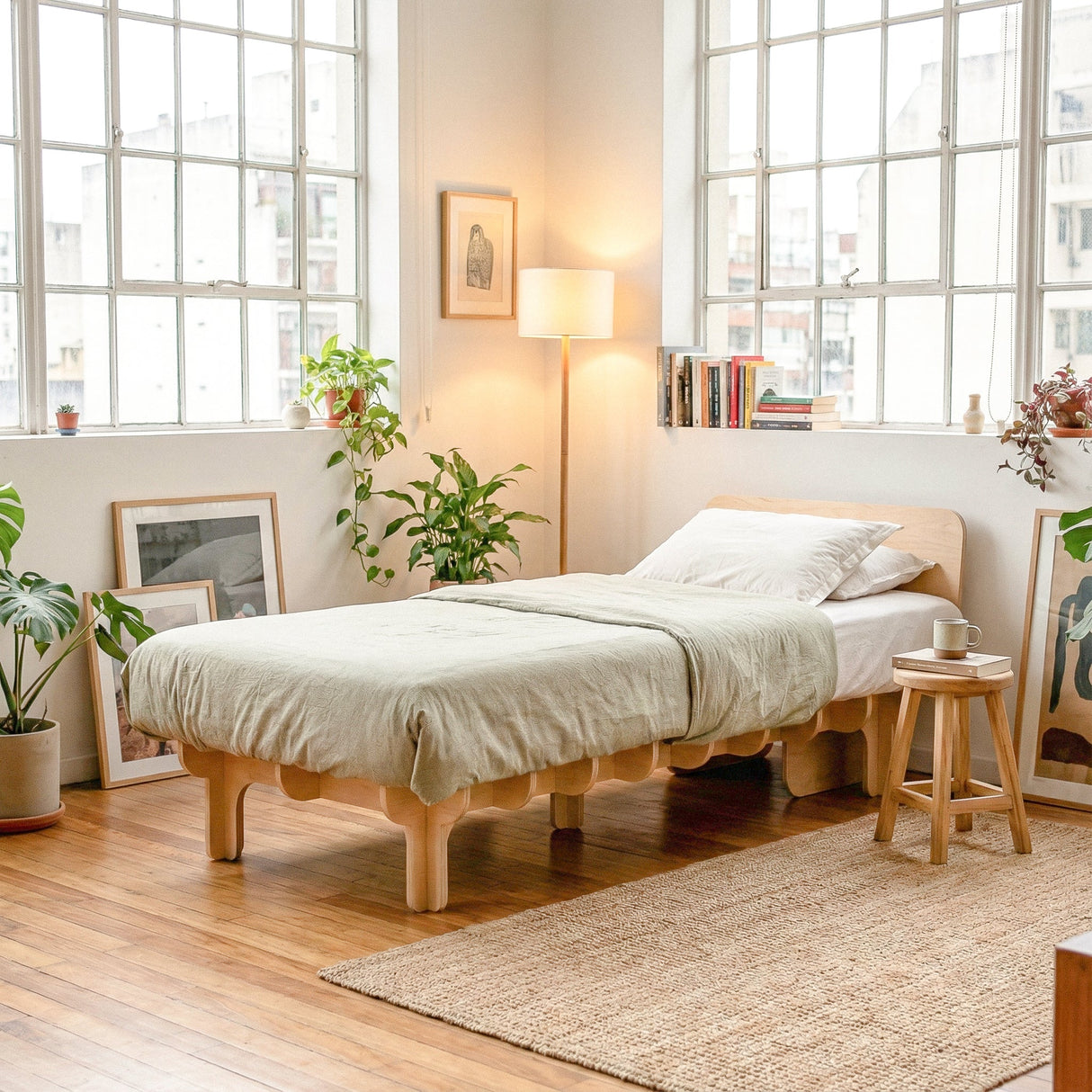 Dovid Birch Bed Frame