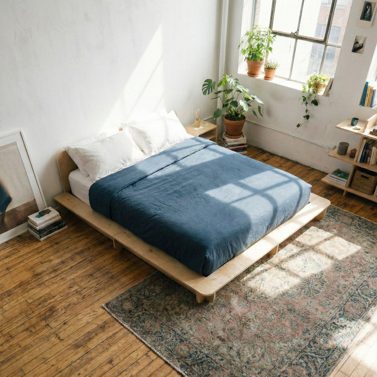 Abi Birch Bed Platform