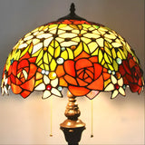 Antique Tiffany Lamp Shades in Blooming Rose Glass