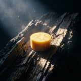 Pure Beeswax Candle in Blown Glass