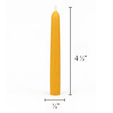 Pure Beeswax - Ceremony & Vigil Mini Taper Candles