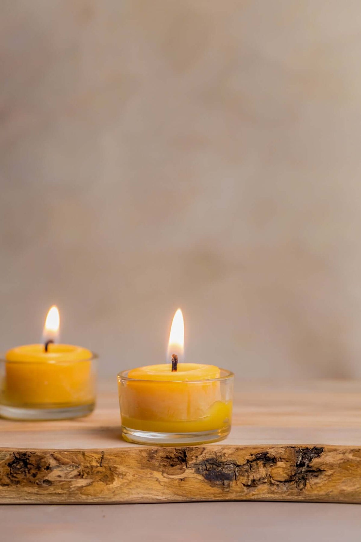 Pure Beeswax Tea Light Candles