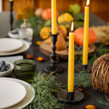 Beeswax Taper Candles - Hand-Dipped - 1 Pair